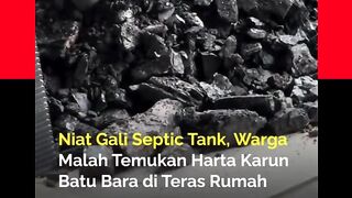 Seorang warga Kalimantan mengalami kejadian unik