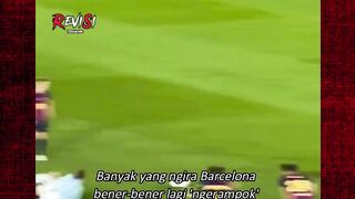 Kenapa pertandingan babak pertama Barca vs Celta berjalan sampai menit 60-an? ????