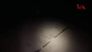 The ghost of KUNTILANAK DRAGING THE BABY MAKES PANIC