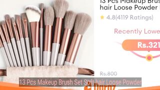 13 Pcs Makeup Brush Set Soft hair Loose Powder