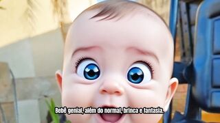 Já imaginou um bebê que voa