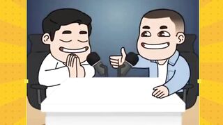 Obrolan Raditya Dika sama Aldi Taher dianimasiin jadi makin kocak. Yang bener awalnya doang, terus punchline bertubi-tubi ????