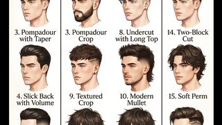 Diffrent type of hair cut
