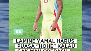 Lamine yamal kena pubalgia ?