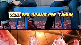 TOTAL KONSUMSI PROTEIN HEWANI ORANG INDONESIA DIKIT BANGET   #drtirta #edukasi #kesehatan #faktamenarik