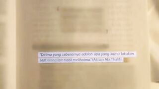 Dirimu yang sebenarnya adalah apa yang kamu lakukan saat orang lain tidak melihatmu