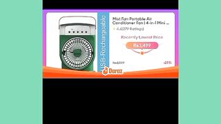 Mist Fan Portable Air Conditioner Fa