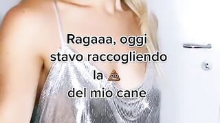 MASHA CAPSIZ, MENTRE LA RACCOGLIEVO