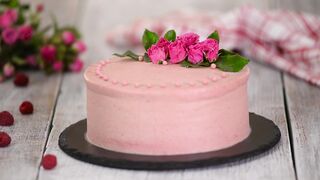 Торт «Розовый букет»