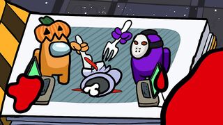 Happy impostor friends (among us parody)_Happy impostor friends