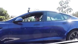 Tesla Model S Plaid Vs 900hp Mclaren cam 4