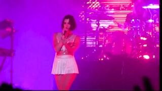 Dua Lipa Mini Skirt Tease Edit in Toronto