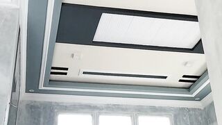 Monitoring the condition of the minimalist gypsum ceiling last year