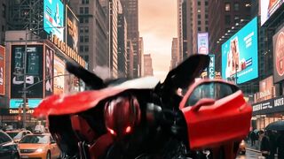 Transformers! Bumblebee vs Decepticon! ???????? Robot Fight #transformers #robot #slapstick #comedy