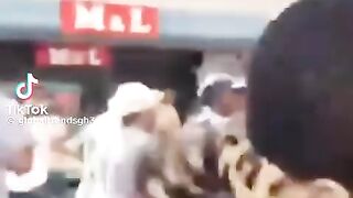 SOUTH AFRICANS CHASE FOREIGNERS  OUT.