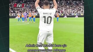Mbappe benar-benar dipermalukan oleh admin Real Madrid ????????