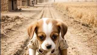 The Poor Puppy’s First Warm Night Emotional Village Story