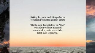 Menitipkan nama di dalam doa adalah cara mencintai yang paling tulus