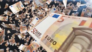 Money flies suddenly