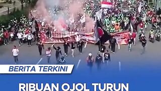 DEMO OJOL BESAR 28 APRIL, SURABAYA SIAP MACET
