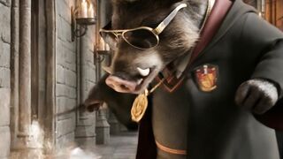 Harry Potter! wizarding battle at Hogwarts (Gryffindor) #harrypotter #magic #slapstick #comedy