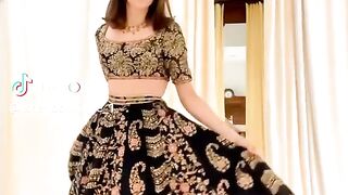 Gorgeous Black Fancy Lengha