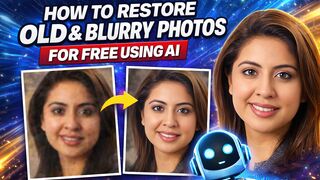 Restore Old & Blurry Photos in Seconds (FREE AI Tool!)
