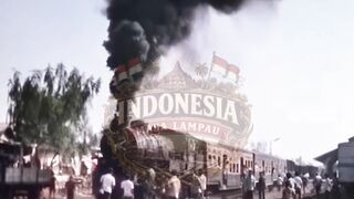 Suasana Stasiun Tanah Abang tahun 1974-an