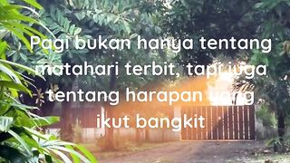 Pagi ini, langkah kecil dimulai lagi