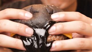 asmr coklar burger