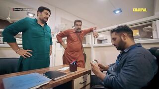 Best Scene Of Shikaari | Latest Punjabi Web Series | Guggu Gill | Chaupal App | New Punjabi Series