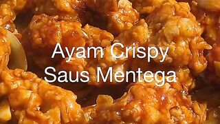 Ayam Crispy Saus Mentega: Simpel, Gurih, dan Bikin Nagih! ????????