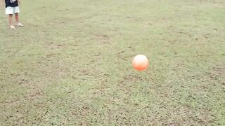 playing on the field