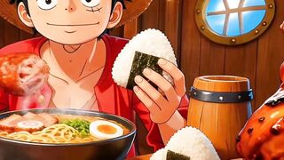 One peace Luffy mukbang