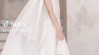 Latest White Dress Design