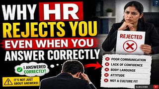 Why HR Rejects You Even When You Answer Correctly | Interview Mistakes That Get You Rejected
