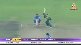 last over last 2 sixe wining match