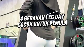 Gymnasium girl hijab