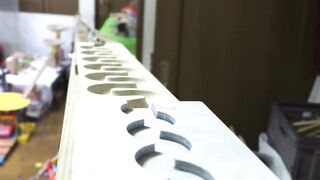 Marble Run ASMR Wooden ramp 2026-428 Test 22#marblerace#marblerun#satisfying