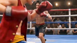 Luffy boxing animation