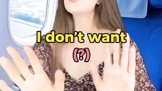 I don't want