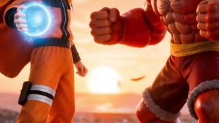 Naruto vs luffy animasi 3