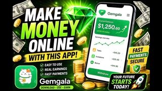 SMARTPHONE + GEMGALA APP + DATA = 10$/DAYS