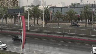 Riyadh beautiful rainy day