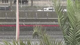 Heavy rainday in riyadh