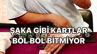 Masanın heryeri 2 oldu, kartları
