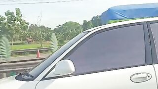 This White Car Owns the City… Wait for It