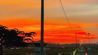 Senja sore hari