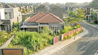 Amazing House Construction Timelapse: Old Building to Modern Luxury Home
