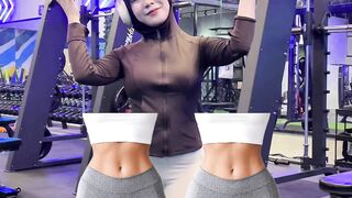 disguise the sagging of women's hips